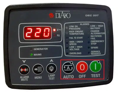 برد کنترل دیزل ژنراتور