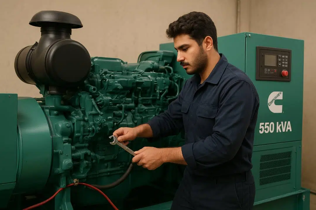 تعمیر دیزل ژنراتور کمنز 550کاوا مدل qsx15 در تهران